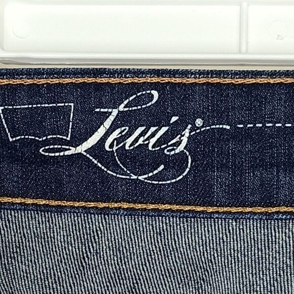 LEVI’S Women’s Dark Wash Supreme Curve Skinny Jeans Size 34 Flattering Stretch - Picture 10 of 12